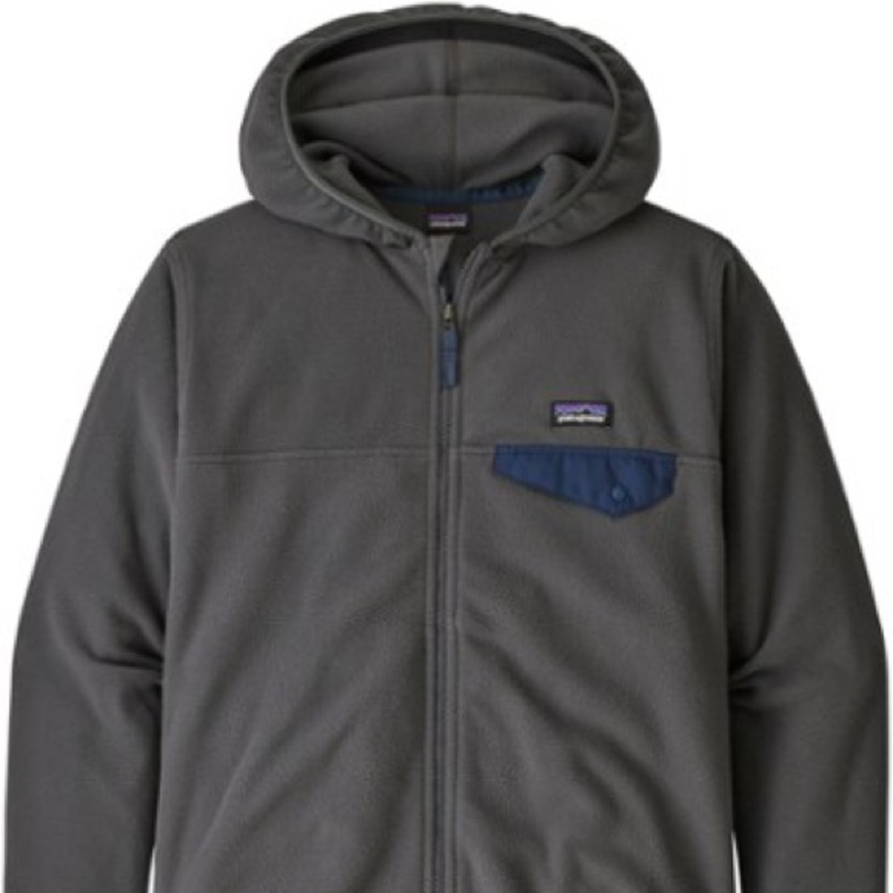 Patagonia boys XS (5-6) fleece gray/blue